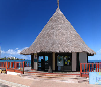 Tourism information office in Anse Vata, New Caledonia